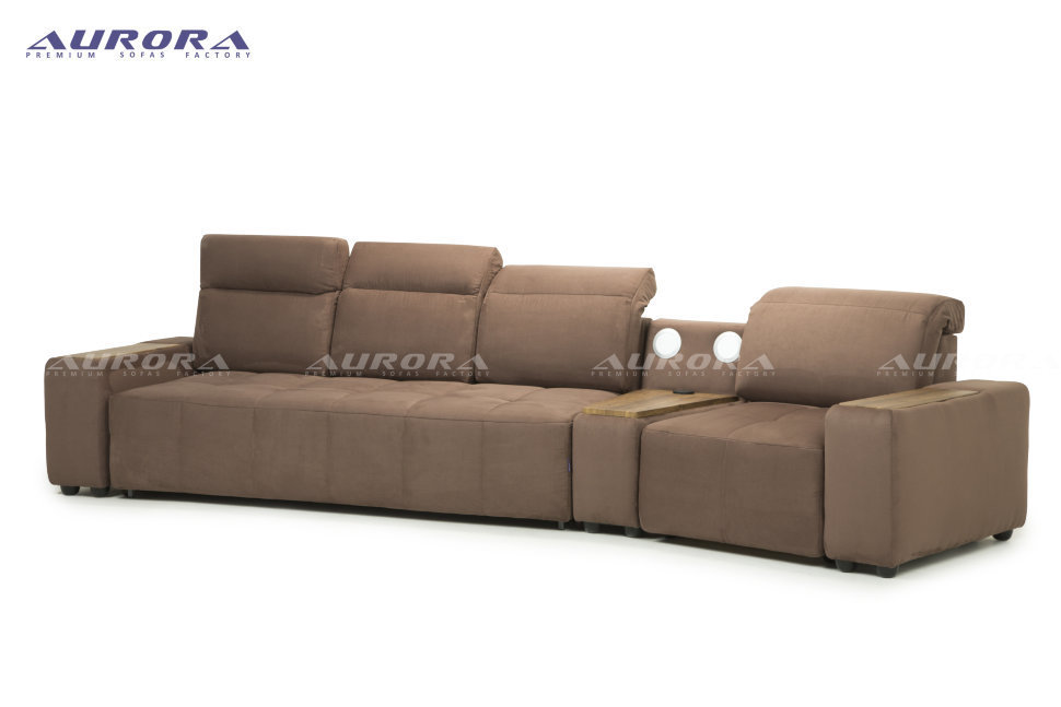 Угловой диван &quot;Монреаль 1.8&quot; «Монреаль» – модульная коллекция, сочетающая в себе максимальный комфорт и презентабельный внешний вид. Особый статус дивану придает сочетание индивидуального дизайна и современных технологий. Особенное внимание уделялось созданию дизайна дивана: прямая отстрочка на подушках дивана, утяжки на сидении и широкий подлокотник - придают оригинальность данной модели.Приобрести диван "Монреаль" от фабрики мебели "Аврора" можно напрямую оптом или в розницу в фирменных салонах фабрики "Аврора".