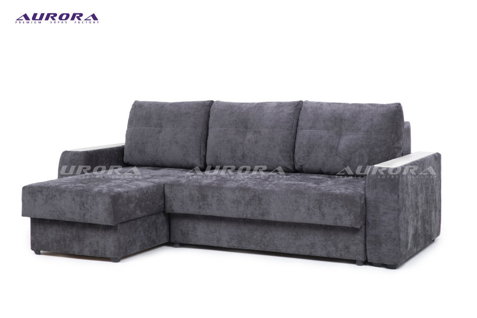 Угловой диван &quot;Левел 2+ОтУ Мини&quot;  Площадь спального места настолько широкая, что модель получила статус “диван-кровать”. Ортопедическое основание дополняет каждый вид комплектации.